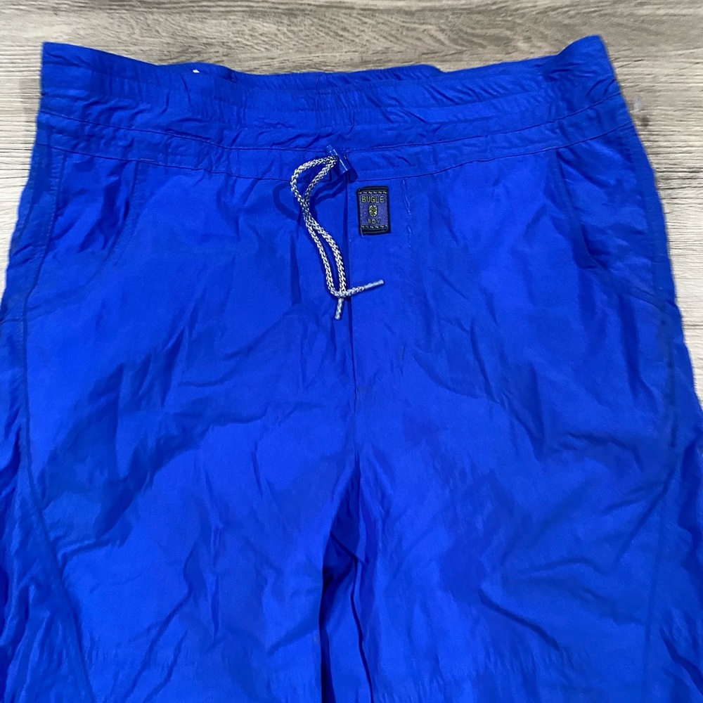 Bugle Boys Men's Blue Pants Track Vintage - Picture 2 of 7